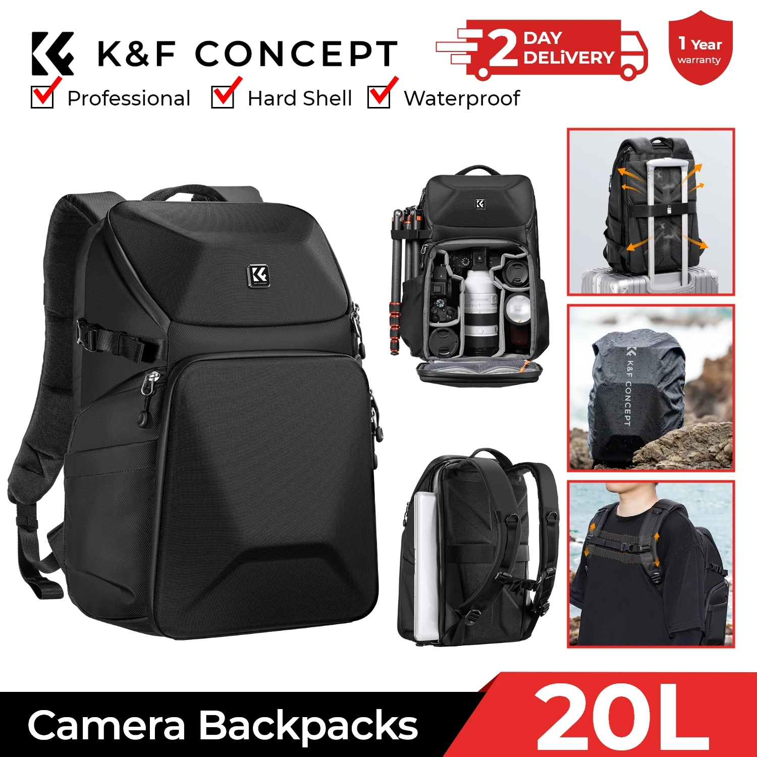Photography Camera - Sac à dos pour appareil photo