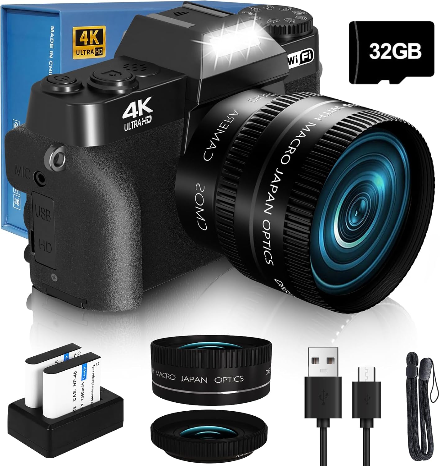Photography Camera - Appareil photo numérique pour vlogging et