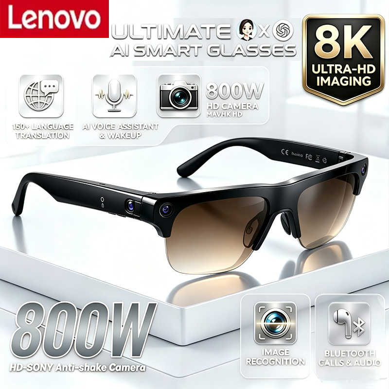Photography Videography - Lunettes Intelligentes Lenovo AI 800w HD