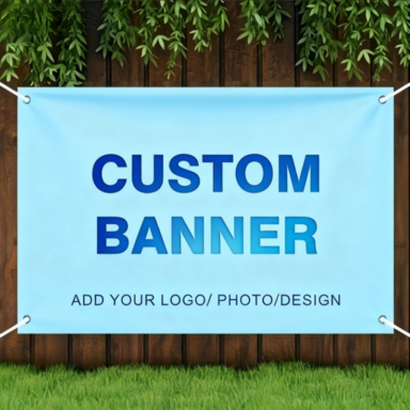 Photography Ideas - Banderoles photo personnalisables avec œillets aux