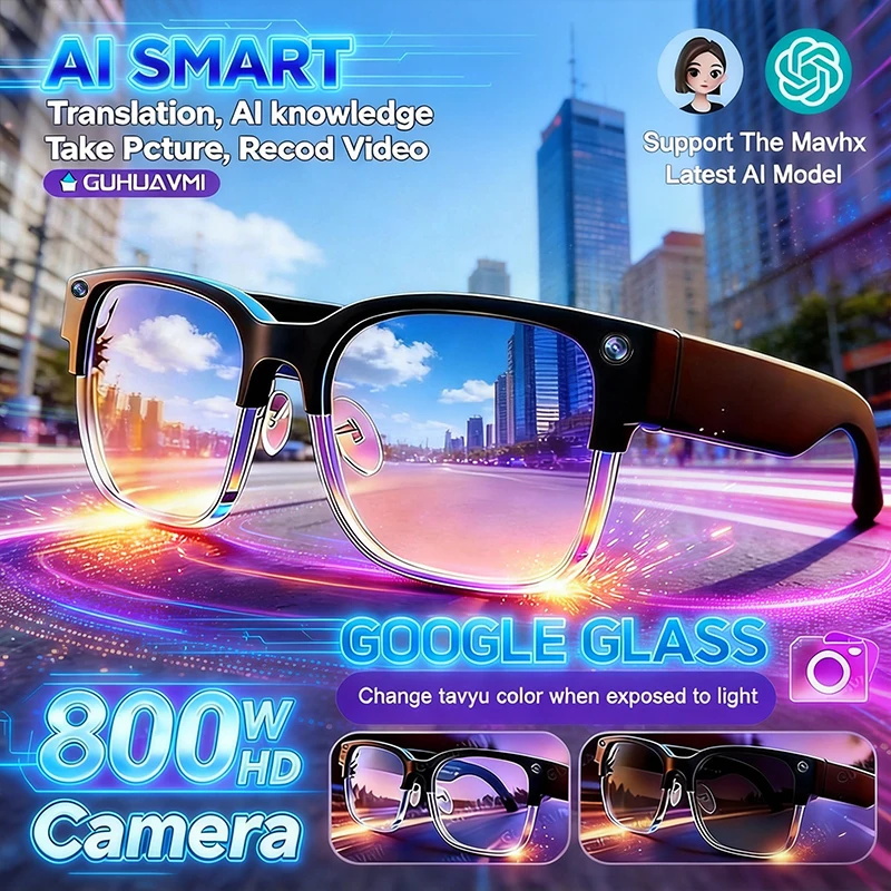Photography Videography - Nouvelles Lunettes Intelligentes 2026 avec Caméra