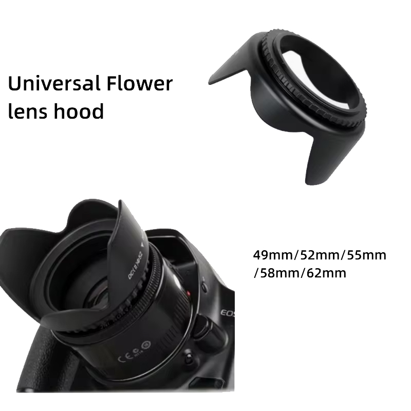 Pare-soleil à fleurs 49mm 52mm - Lens Hood Petal avis et prix