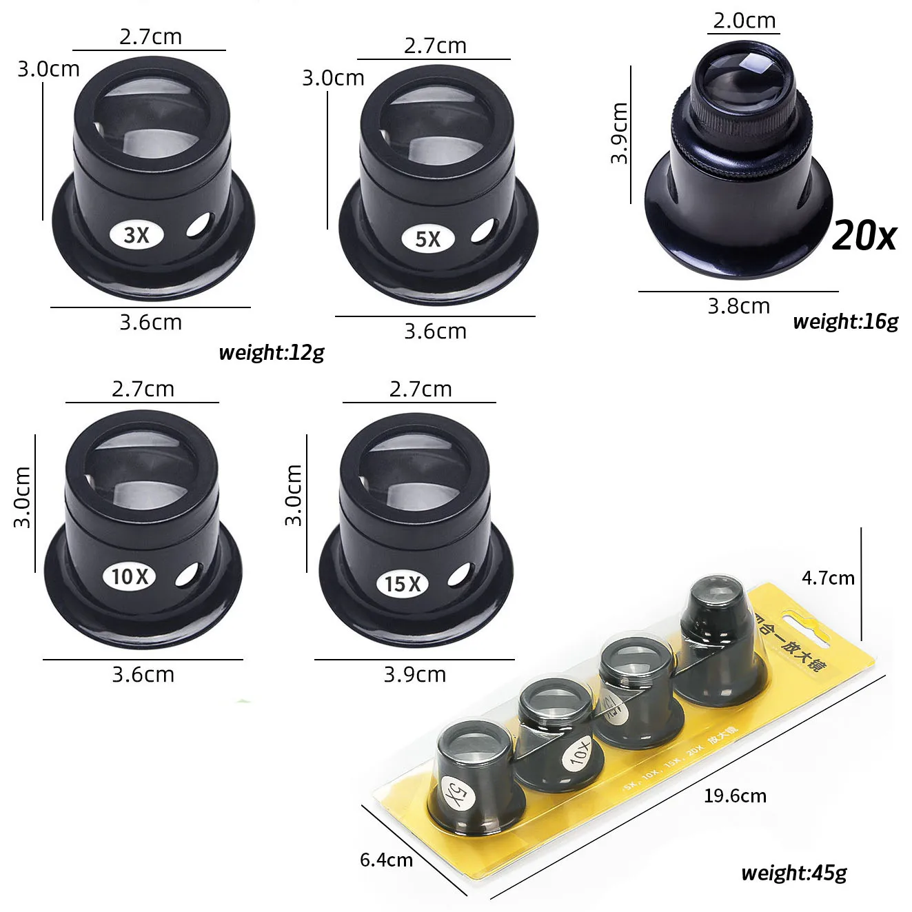 Loupe de réparation de mouveme - Eye Piece Magnifier avis et prix